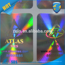 La marca del logotipo de la etiqueta engomada del holograma de ZOLO protege el uso para las lámparas